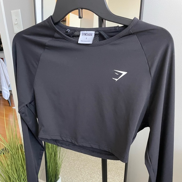 Gymshark Tops Gymshark Long Sleeve Crop Top Poshmark
